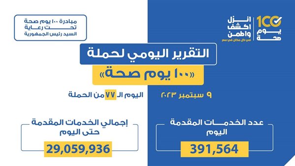 حملة «100 يوم صحة»