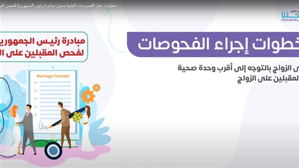 خطوات إتمام الفحص