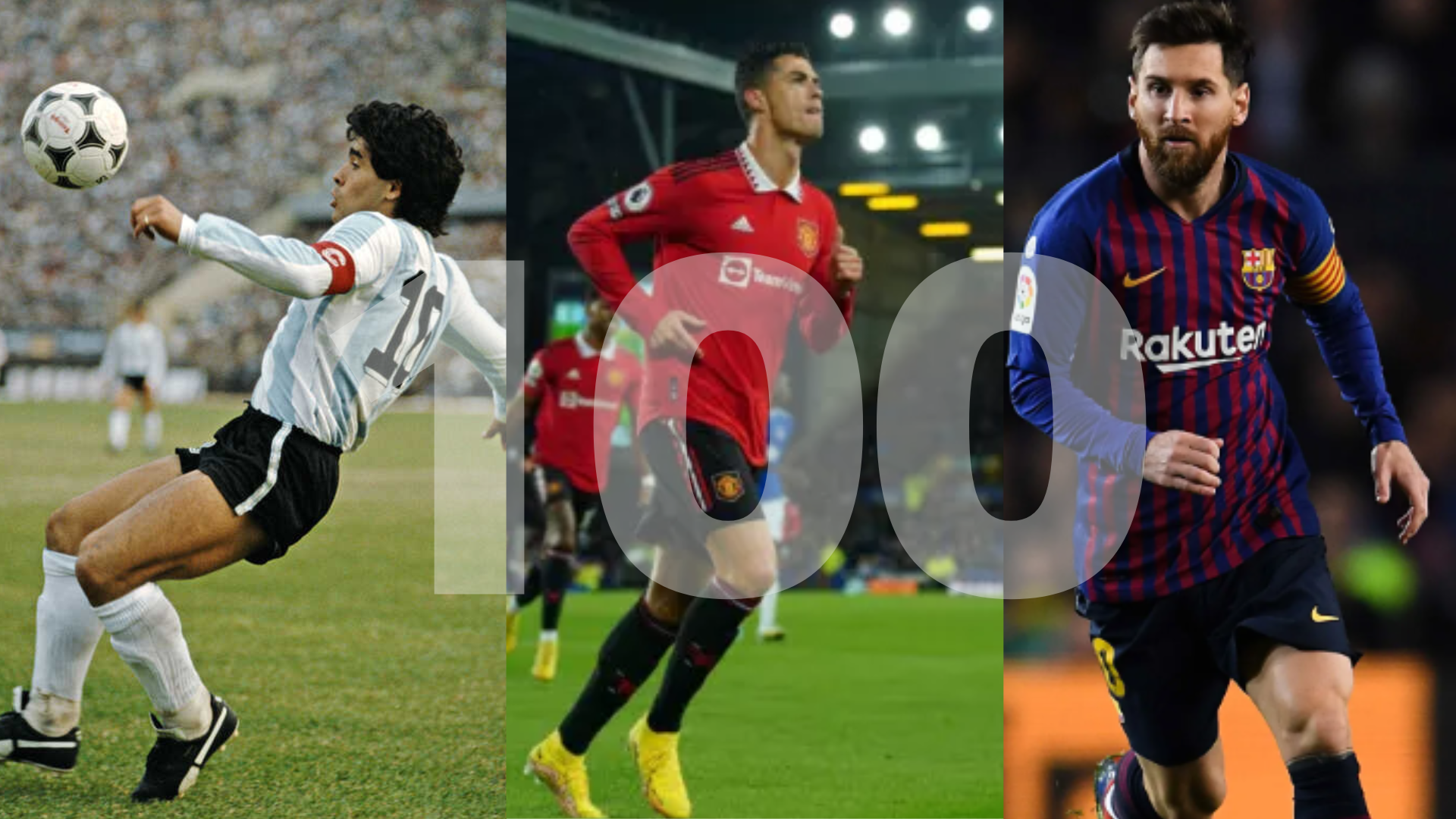 ميسى على رأس قائمة أفضل 100 لاعب  في تاريخ  كرة القدم