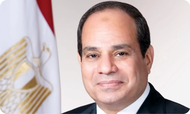 President Abdel-Fattah El-Sisi :Egypt is one of the first countries to develop a sustainable development strategy